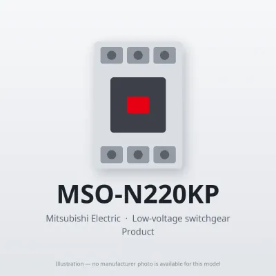 MSO-N220KP Mitsubishi Low-voltage switchgear Magnetic Starter