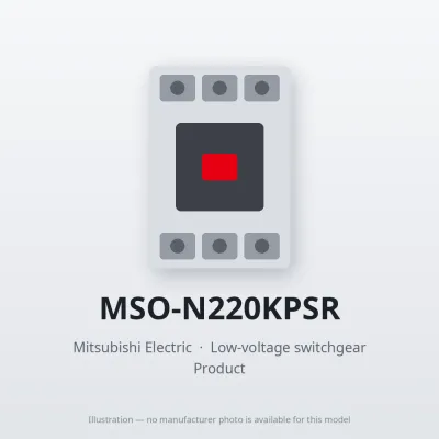 MSO-N220KPSR Mitsubishi Low-voltage switchgear Magnetic Starter