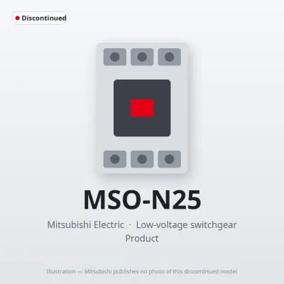 MSO-N25 Mitsubishi Low-voltage switchgear Magnetic Starter