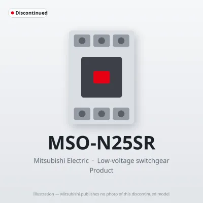 MSO-N25SR Mitsubishi Low-voltage switchgear Magnetic Starter