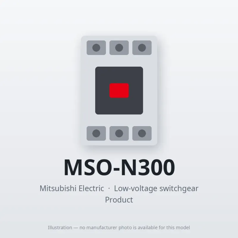 MSO-N300 Mitsubishi Low-voltage switchgear Magnetic Starter