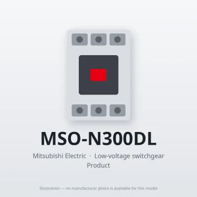MSO-N300DL Mitsubishi Low-voltage switchgear Magnetic Starter
