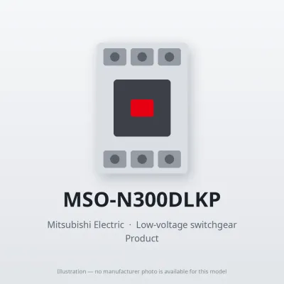 MSO-N300DLKP Mitsubishi Low-voltage switchgear Magnetic Starter