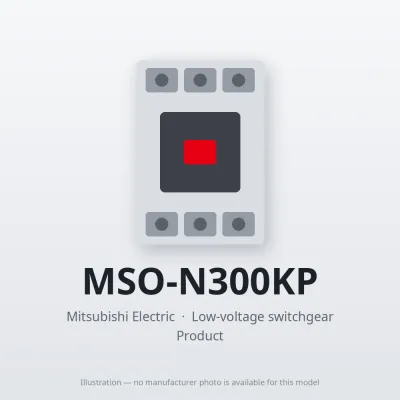 MSO-N300KP Mitsubishi Low-voltage switchgear Magnetic Starter