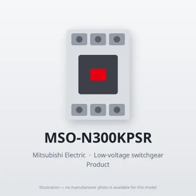 MSO-N300KPSR Mitsubishi Low-voltage switchgear Magnetic Starter