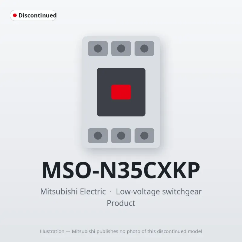 MSO-N35CXKP Mitsubishi Low-voltage switchgear Magnetic Starter