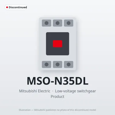 MSO-N35DL Mitsubishi Low-voltage switchgear Magnetic Starter