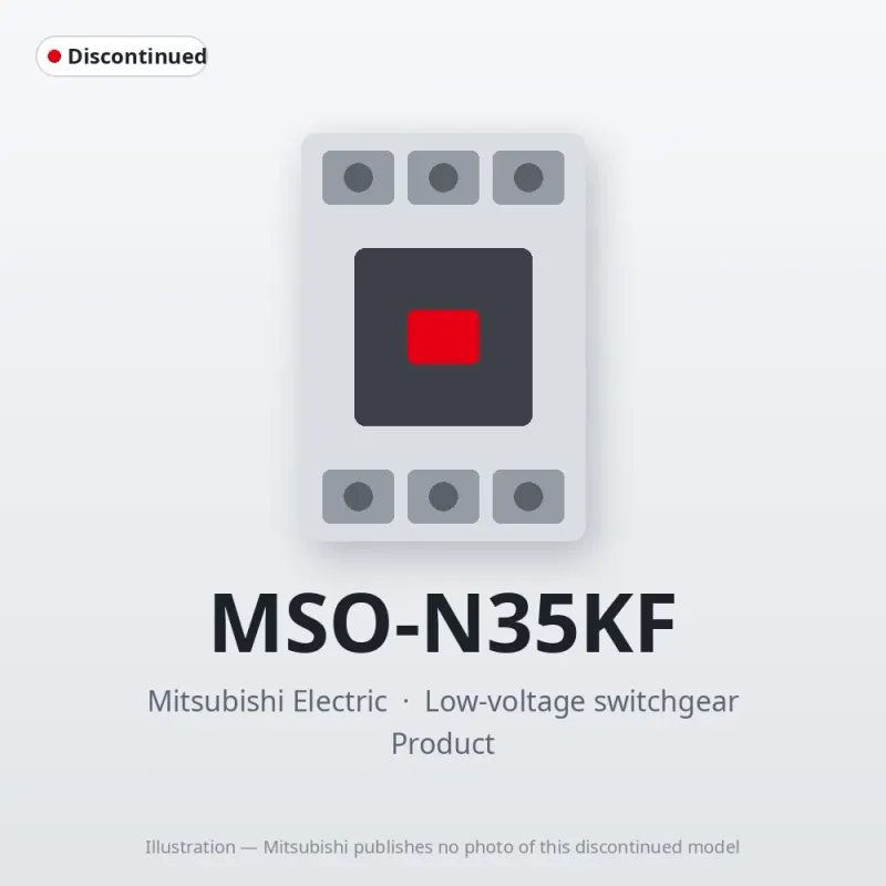 MSO-N35KF Mitsubishi Low-voltage switchgear Magnetic Starter