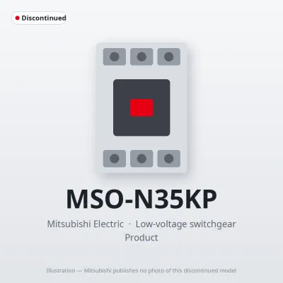 MSO-N35KP Mitsubishi Low-voltage switchgear Magnetic Starter