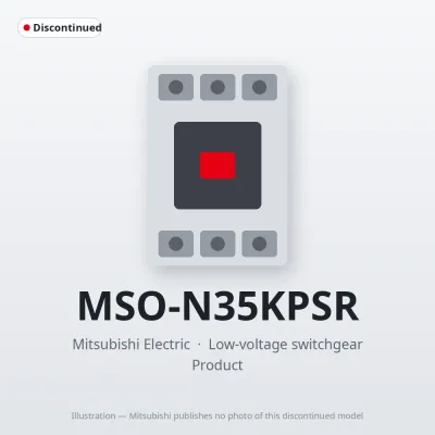 MSO-N35KPSR Mitsubishi Low-voltage switchgear Magnetic Starter