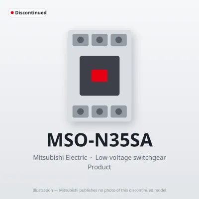 MSO-N35SA Mitsubishi Low-voltage switchgear Magnetic Starter