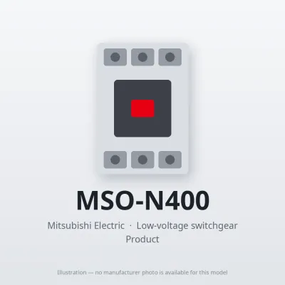 MSO-N400 Mitsubishi Low-voltage switchgear Magnetic Starter