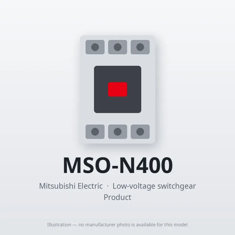 MSO-N400 Mitsubishi Low-voltage switchgear Magnetic Starter