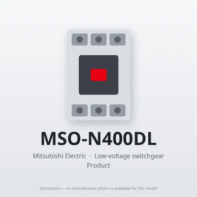MSO-N400DL Mitsubishi Low-voltage switchgear Magnetic Starter