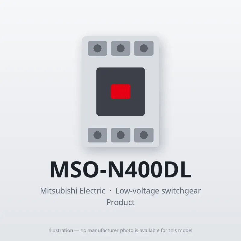 MSO-N400DL Mitsubishi Low-voltage switchgear Magnetic Starter