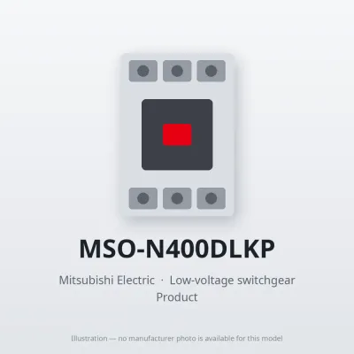 MSO-N400DLKP Mitsubishi Low-voltage switchgear Magnetic Starter