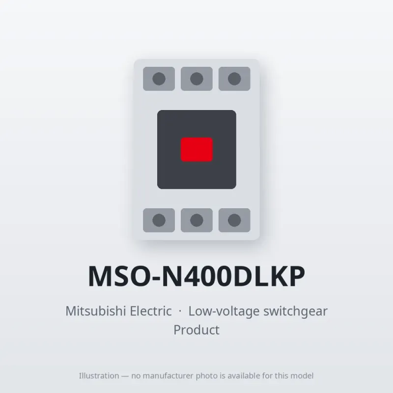 MSO-N400DLKP Mitsubishi Low-voltage switchgear Magnetic Starter