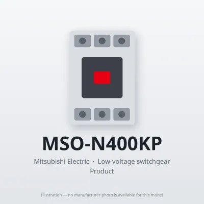 MSO-N400KP Mitsubishi Low-voltage switchgear Magnetic Starter