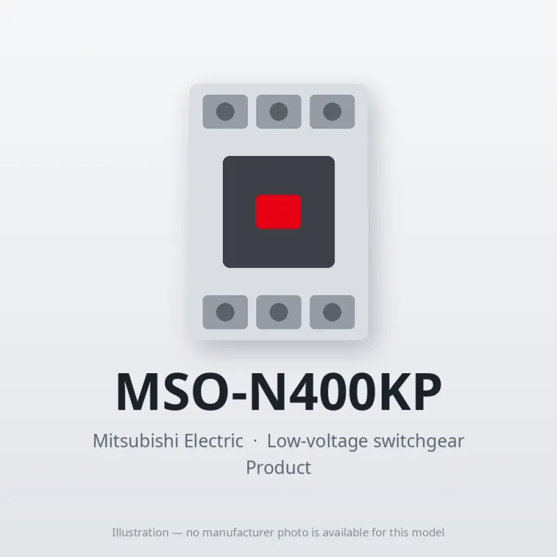 MSO-N400KP Mitsubishi Low-voltage switchgear Magnetic Starter