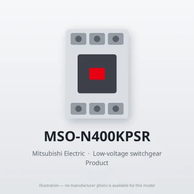 MSO-N400KPSR Mitsubishi Low-voltage switchgear Magnetic Starter