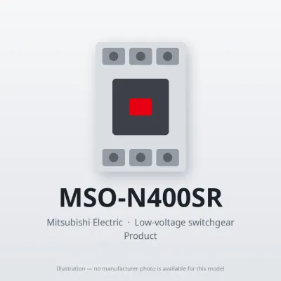 MSO-N400SR Mitsubishi Low-voltage switchgear Magnetic Starter