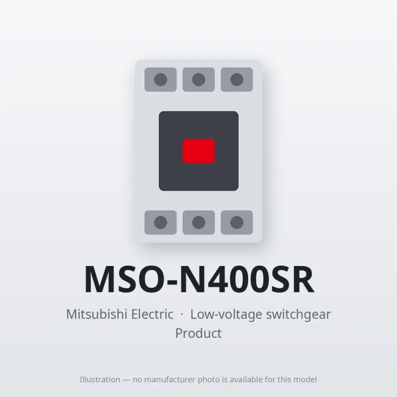 MSO-N400SR Mitsubishi Low-voltage switchgear Magnetic Starter