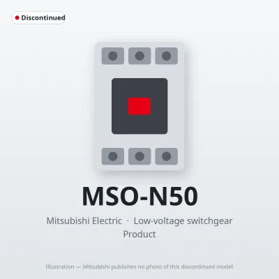 MSO-N50 Mitsubishi Low-voltage switchgear Magnetic Starter