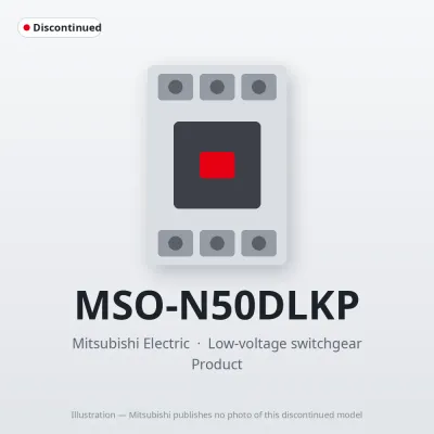 MSO-N50DLKP Mitsubishi Low-voltage switchgear Magnetic Starter