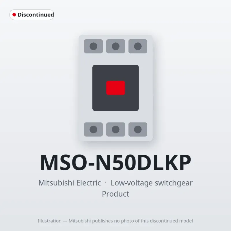 MSO-N50DLKP Mitsubishi Low-voltage switchgear Magnetic Starter