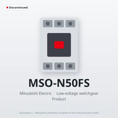 MSO-N50FS Mitsubishi Low-voltage switchgear Magnetic Starter