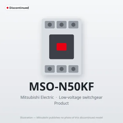 MSO-N50KF Mitsubishi Low-voltage switchgear Magnetic Starter