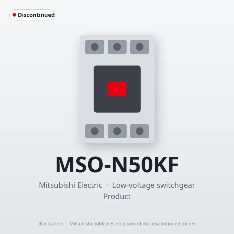 MSO-N50KF Mitsubishi Low-voltage switchgear Magnetic Starter