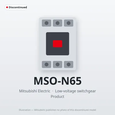 MSO-N65 Mitsubishi Low-voltage switchgear Magnetic Starter