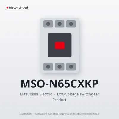 MSO-N65CXKP Mitsubishi Low-voltage switchgear Magnetic Starter