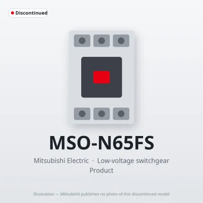 MSO-N65FS Mitsubishi Low-voltage switchgear Magnetic Starter