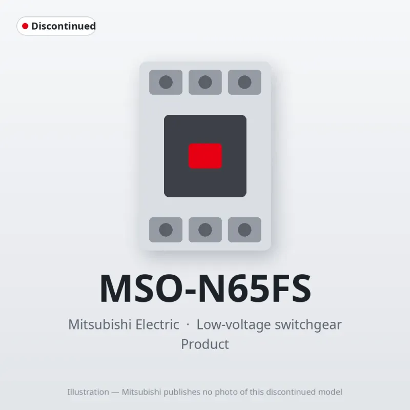 MSO-N65FS Mitsubishi Low-voltage switchgear Magnetic Starter