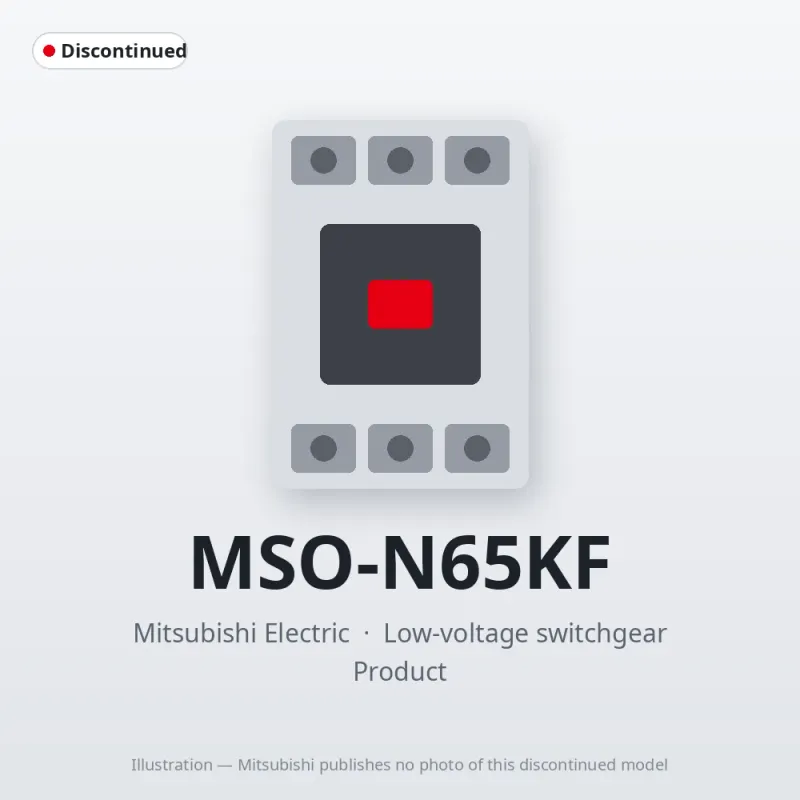 MSO-N65KF Mitsubishi Low-voltage switchgear Magnetic Starter