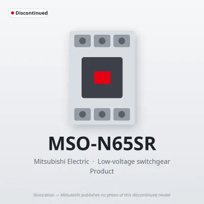 MSO-N65SR Mitsubishi Low-voltage switchgear Magnetic Starter