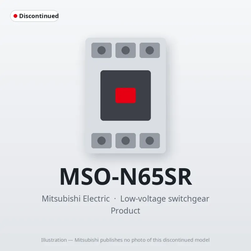 MSO-N65SR Mitsubishi Low-voltage switchgear Magnetic Starter