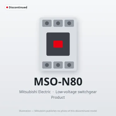 MSO-N80 Mitsubishi Low-voltage switchgear Magnetic Starter