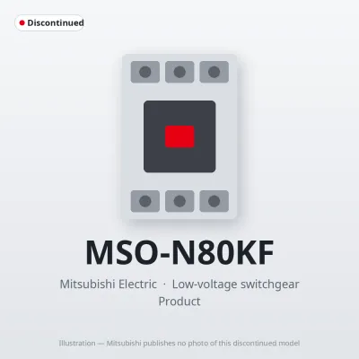 MSO-N80KF Mitsubishi Low-voltage switchgear Magnetic Starter