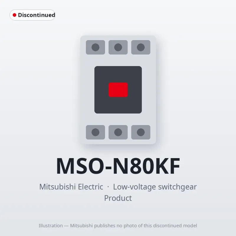 MSO-N80KF Mitsubishi Low-voltage switchgear Magnetic Starter
