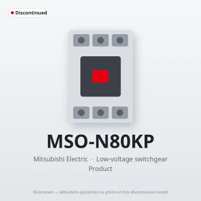 MSO-N80KP Mitsubishi Low-voltage switchgear Magnetic Starter
