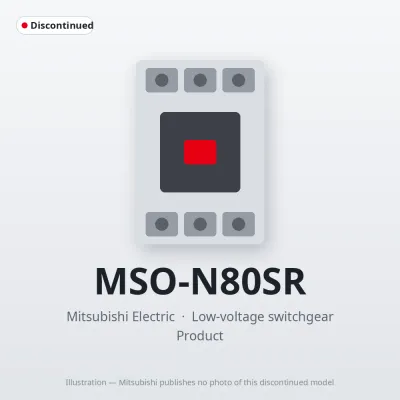 MSO-N80SR Mitsubishi Low-voltage switchgear Magnetic Starter
