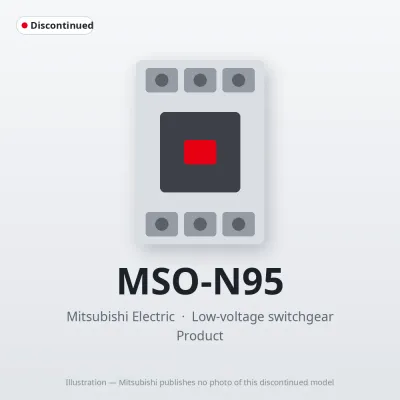 MSO-N95 Mitsubishi Low-voltage switchgear Magnetic Starter