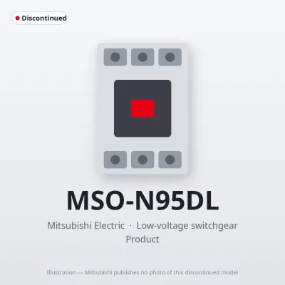 MSO-N95DL Mitsubishi Low-voltage switchgear Magnetic Starter