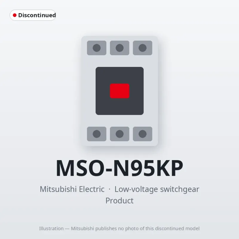 MSO-N95KP Mitsubishi Low-voltage switchgear Magnetic Starter