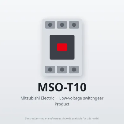 MSO-T10 Mitsubishi Low-voltage switchgear Magnetic Starter
