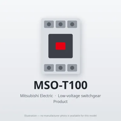 MSO-T100 Mitsubishi Low-voltage switchgear Magnetic Starter