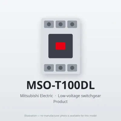 MSO-T100DL Mitsubishi Low-voltage switchgear Magnetic Starter